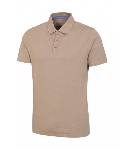 Hasst II Mens Organic Polo Beige $12.99 Tops