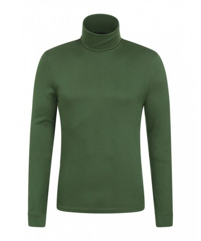 Meribel Mens Cotton Thermal Top Dark Khaki $13.79 Thermals