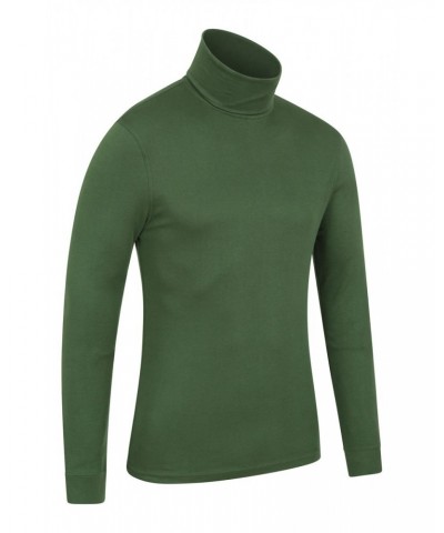 Meribel Mens Cotton Thermal Top Dark Khaki $13.79 Thermals