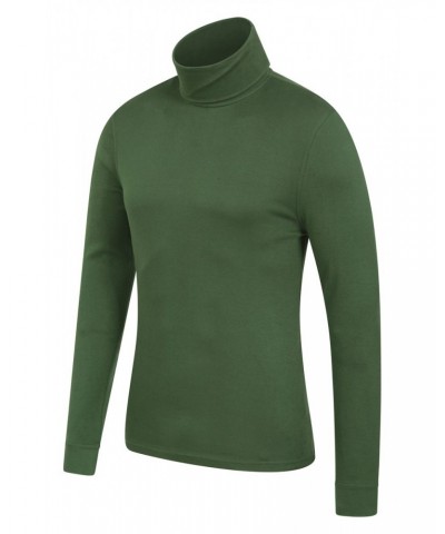 Meribel Mens Cotton Thermal Top Dark Khaki $13.79 Thermals