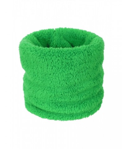 Kids Sherpa Fleece Neck Gaiter Green $11.79 Ski