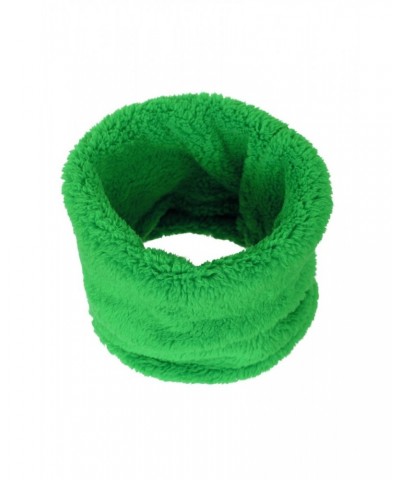 Kids Sherpa Fleece Neck Gaiter Green $11.79 Ski