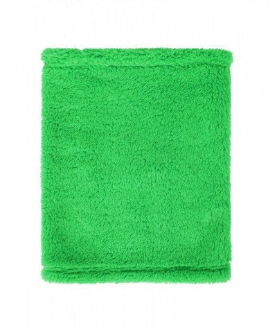 Kids Sherpa Fleece Neck Gaiter Green $11.79 Ski