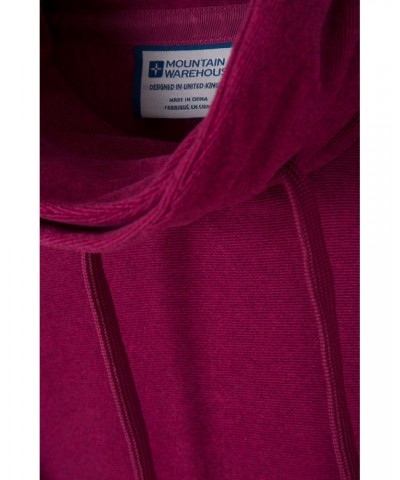 Hebridean Womens Cowl Neck Sweatshirt Pink $21.82 Fleece