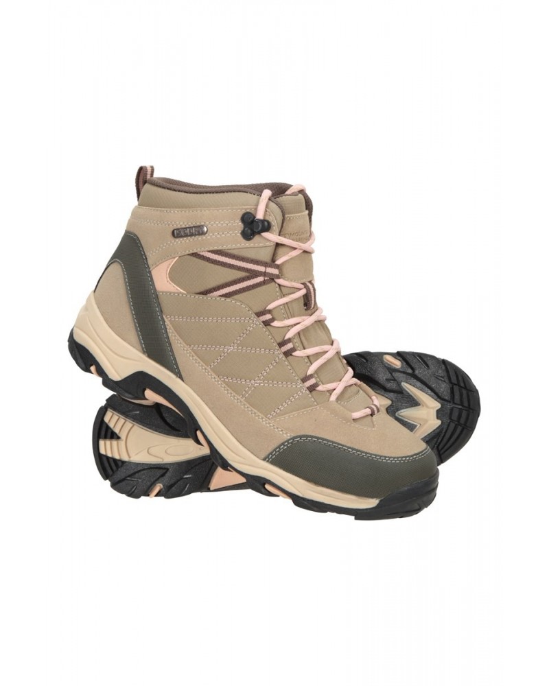 Rapid Womens Waterproof Boots Beige $19.27 Footwear