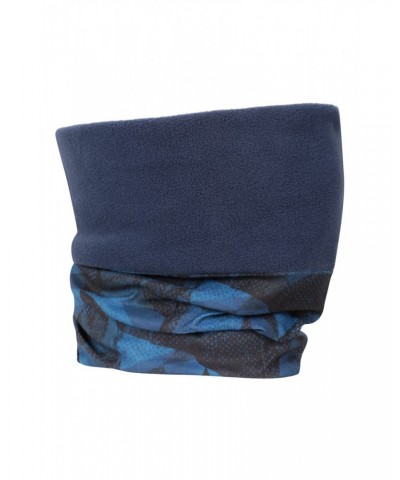 Patterned Mens Polar Fleece Headtube Blue $10.07 Accessories