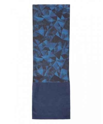 Patterned Mens Polar Fleece Headtube Blue $10.07 Accessories