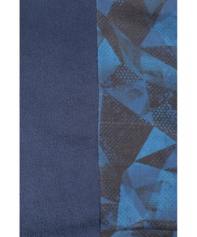 Patterned Mens Polar Fleece Headtube Blue $10.07 Accessories