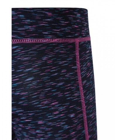 Kayleigh Kids Space Dye Leggings Indigo $11.87 Active