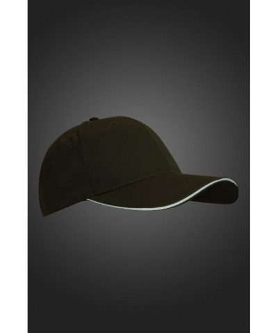 Mens Reflective Brim Cap Khaki $9.68 Active