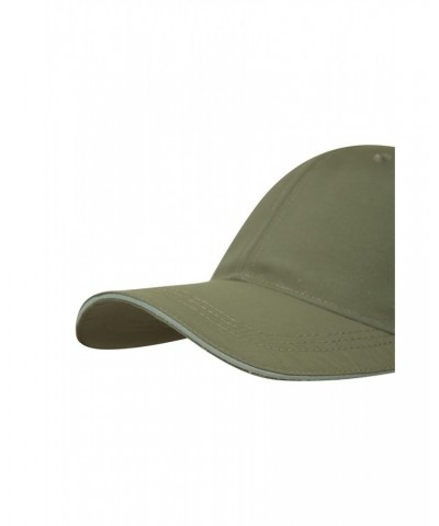 Mens Reflective Brim Cap Khaki $9.68 Active