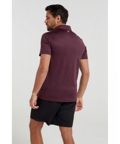 Deuce IsoCool Mens Polo Dusky Wine $14.85 Tops