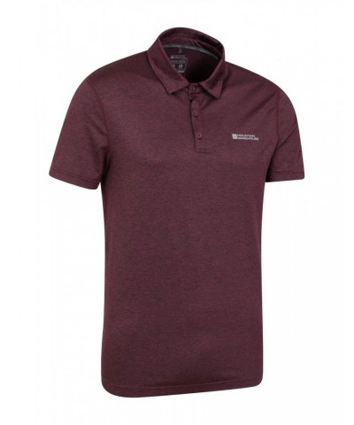 Deuce IsoCool Mens Polo Dusky Wine $14.85 Tops