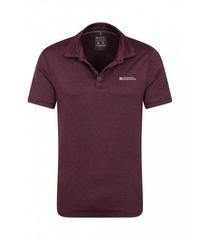 Deuce IsoCool Mens Polo Dusky Wine $14.85 Tops