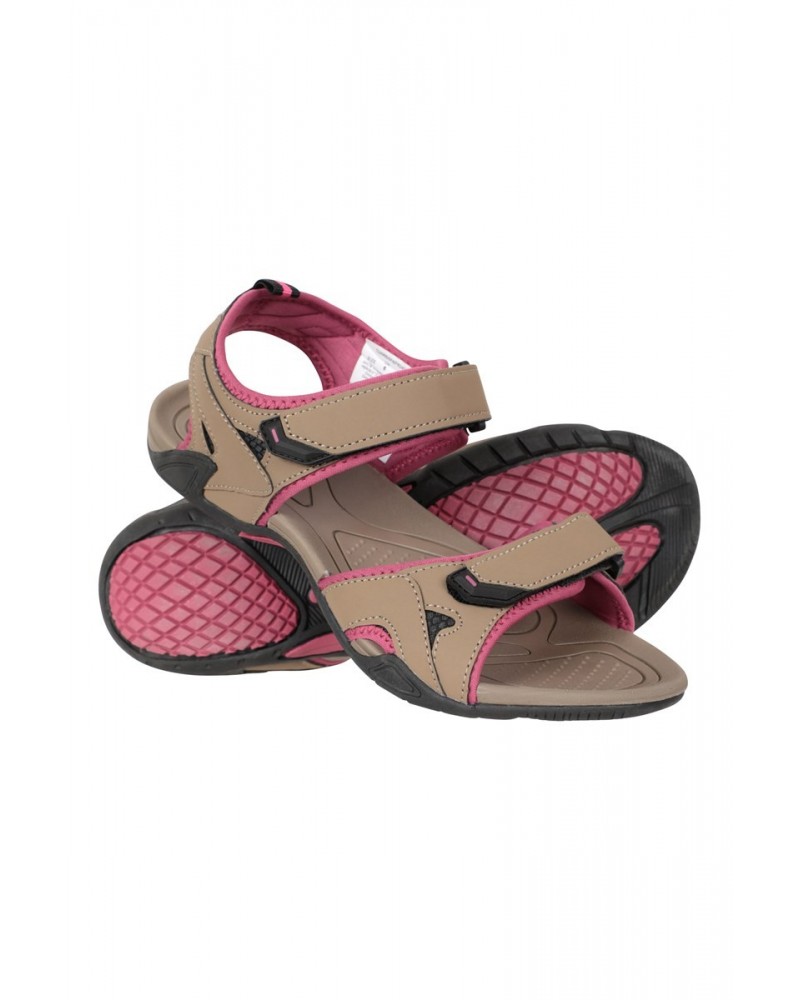 Andros Womens Sandals Brown $17.39 Footwear