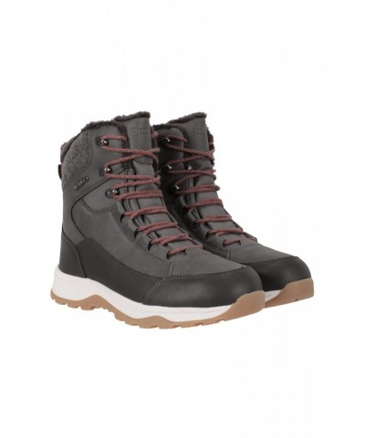 Tundra Womens Waterproof Snow Boots Khaki $40.49 Footwear