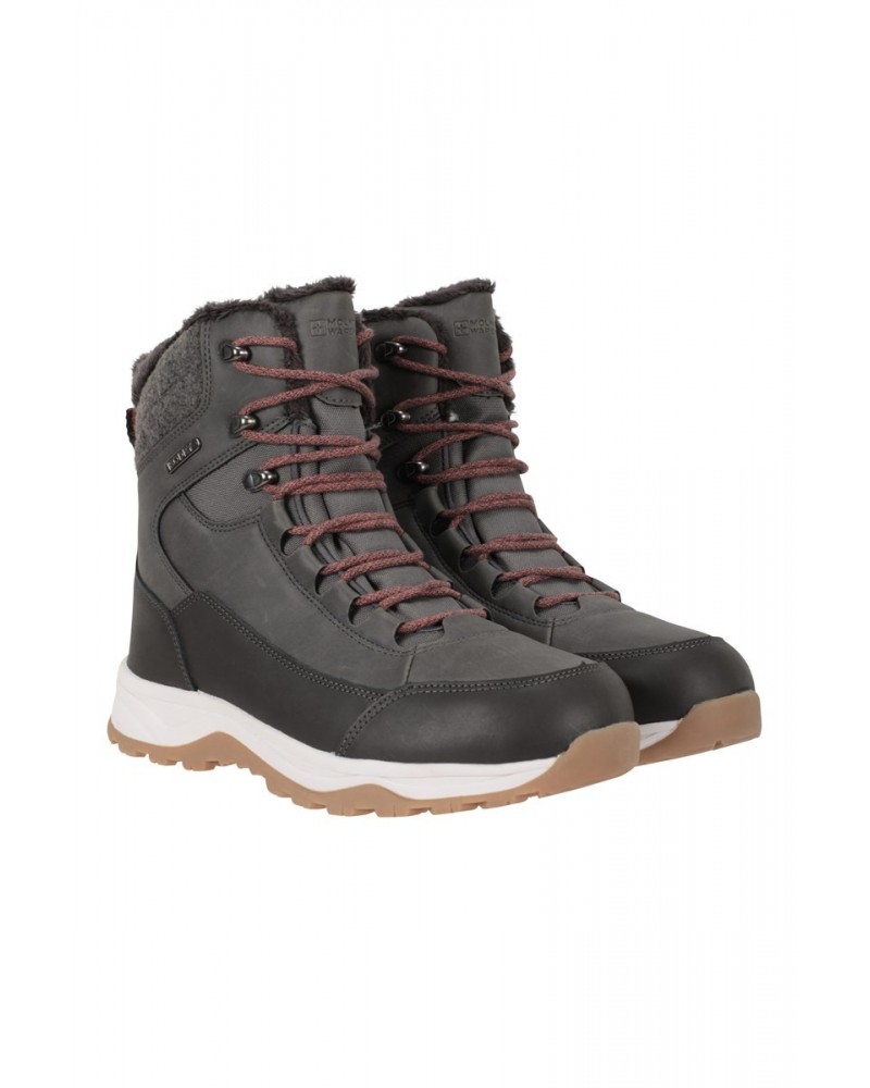 Tundra Womens Waterproof Snow Boots Khaki $40.49 Footwear