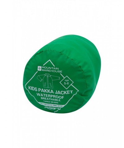 Pakka Kids Waterproof Jacket Green $12.41 Jackets