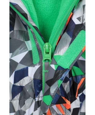 Cloud Printed Kids All in One Waterproof Snowsuit Geo Triangle $33.14 Ski