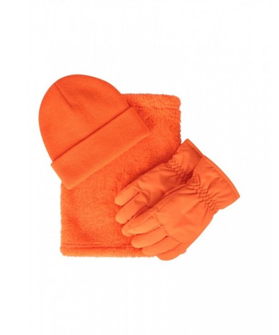 Kids Winter Accessories Set Orange $16.80 Accessories