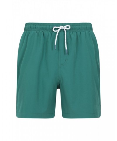 Atlantic Mens Recycled Swim Shorts Teal $17.09 Active