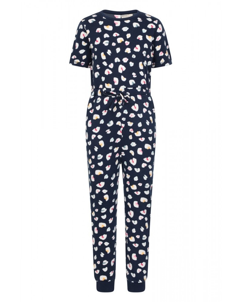 Tween Kids Brushed Jumpsuit Navy $13.49 Dresses & Skirts