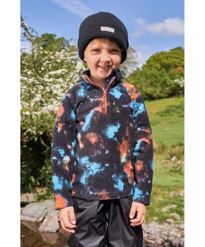 Pursuit Printed Kids Half-Zip Fleece Bright Orange $10.79 Fleece