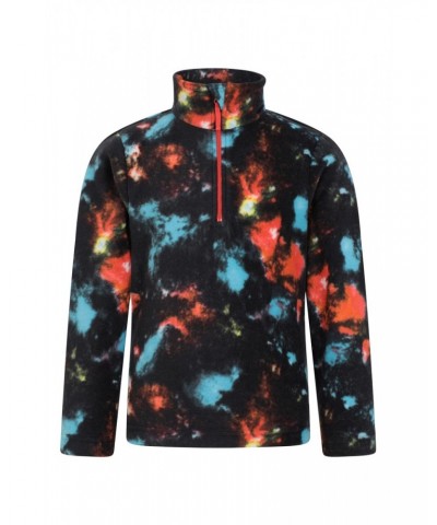 Pursuit Printed Kids Half-Zip Fleece Bright Orange $10.79 Fleece