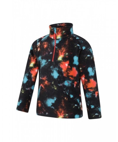 Pursuit Printed Kids Half-Zip Fleece Bright Orange $10.79 Fleece