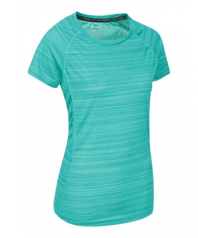 Endurance Striped Womens Tee Multipack Teal $14.84 Tops