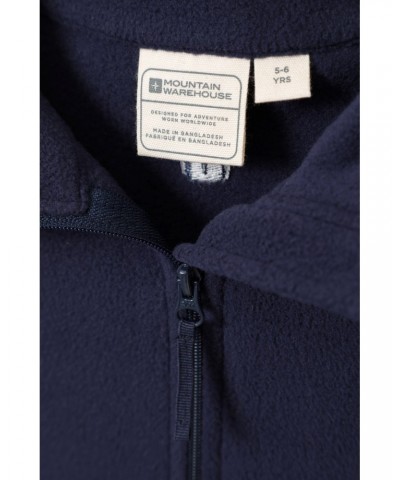 Camber II Kids Full-Zip Fleece Dark Blue $14.24 Fleece