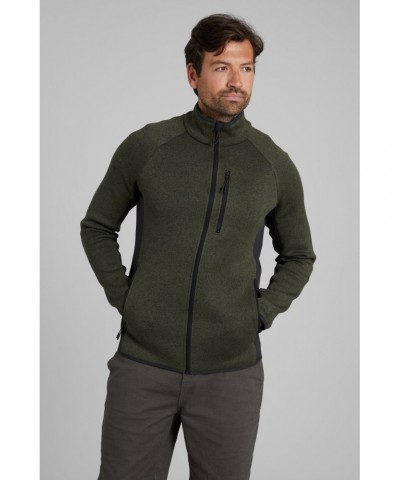 Treston Mens Full-Zip Fleece Jacket Dark Khaki $28.61 Fleece