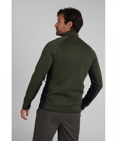 Treston Mens Full-Zip Fleece Jacket Dark Khaki $28.61 Fleece