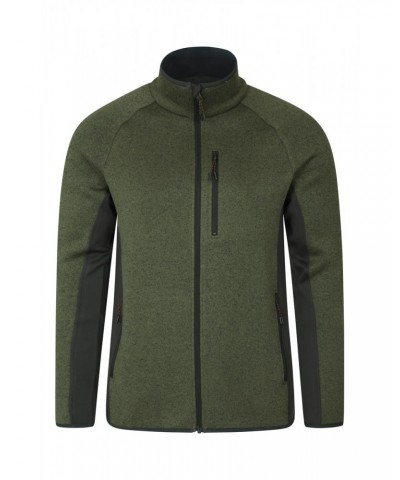 Treston Mens Full-Zip Fleece Jacket Dark Khaki $28.61 Fleece