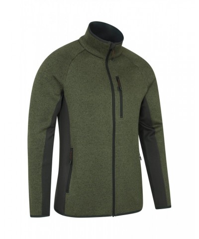 Treston Mens Full-Zip Fleece Jacket Dark Khaki $28.61 Fleece