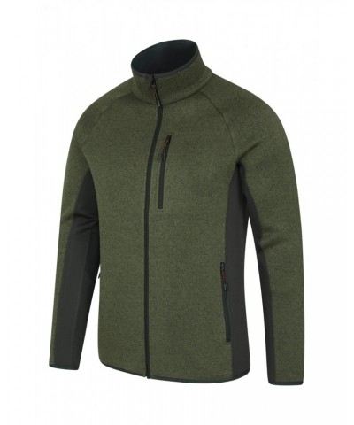 Treston Mens Full-Zip Fleece Jacket Dark Khaki $28.61 Fleece