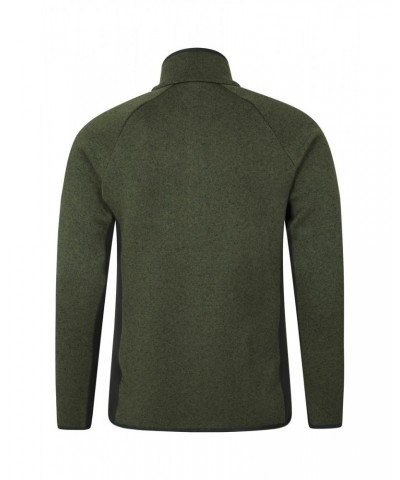 Treston Mens Full-Zip Fleece Jacket Dark Khaki $28.61 Fleece