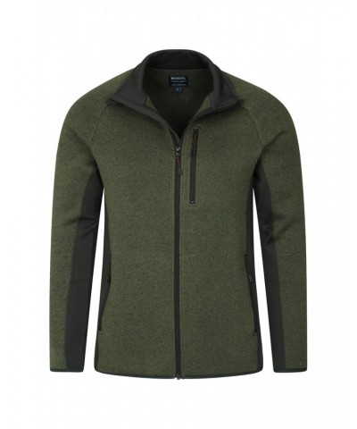 Treston Mens Full-Zip Fleece Jacket Dark Khaki $28.61 Fleece