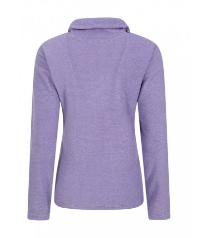 Hebridean Womens Cowl Neck Sweatshirt Grape $17.39 Fleece