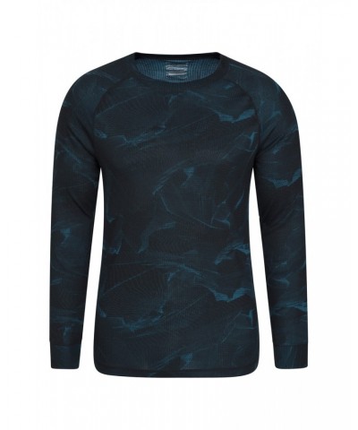 Talus Mens Printed Thermal Top Carbon $11.72 Thermals