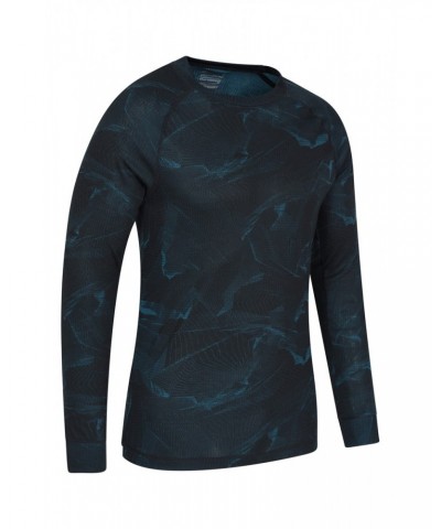 Talus Mens Printed Thermal Top Carbon $11.72 Thermals