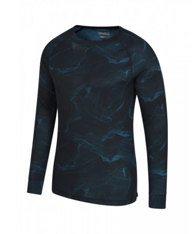 Talus Mens Printed Thermal Top Carbon $11.72 Thermals