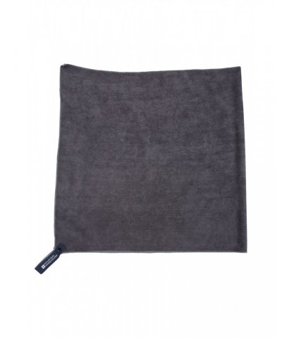 Micro Towelling Travel Towel - Medium - 120 x 60cm Charcoal $11.20 Travel Accessories