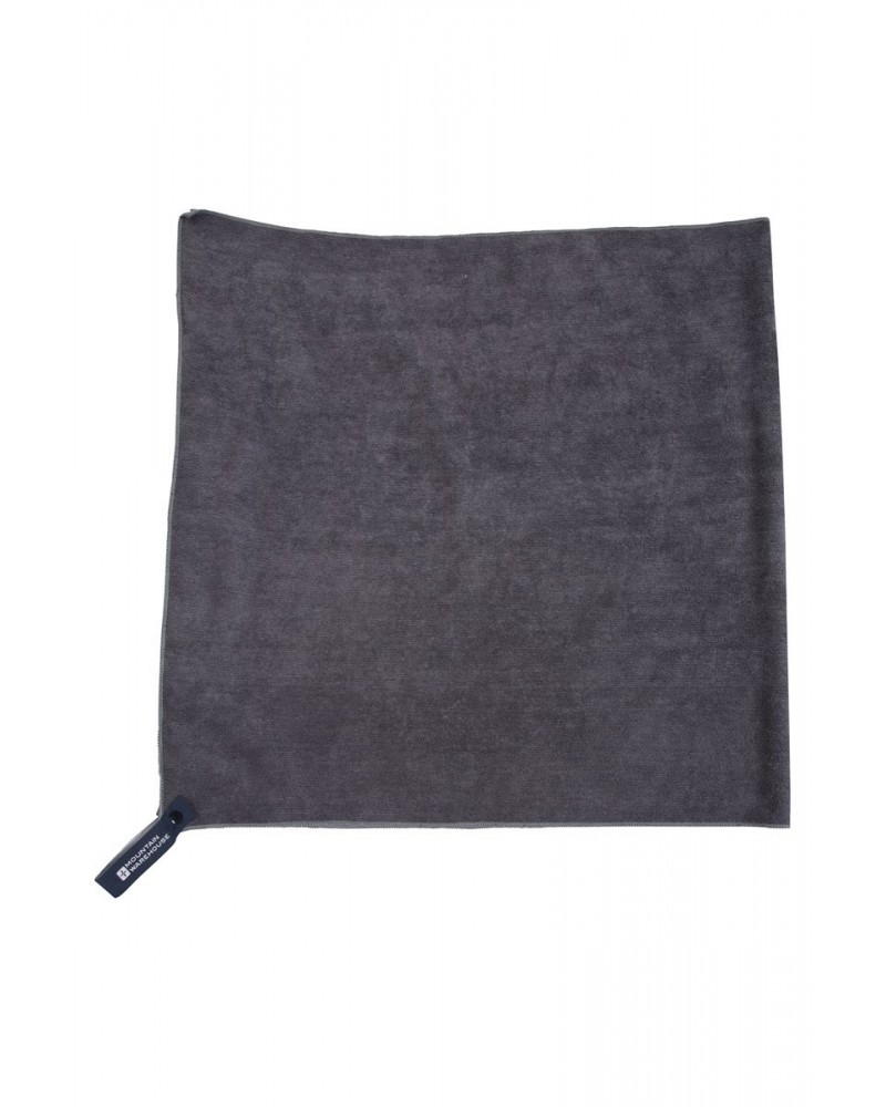 Micro Towelling Travel Towel - Medium - 120 x 60cm Charcoal $11.20 Travel Accessories