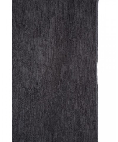 Micro Towelling Travel Towel - Medium - 120 x 60cm Charcoal $11.20 Travel Accessories