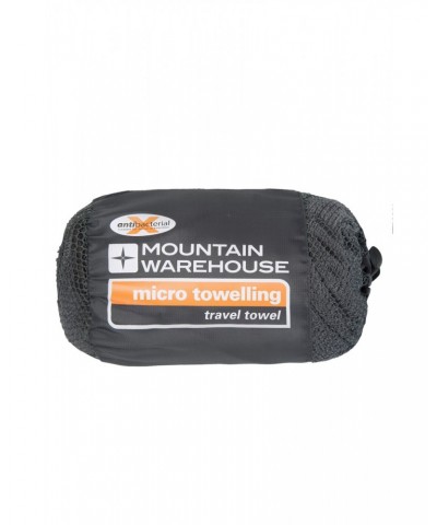 Micro Towelling Travel Towel - Medium - 120 x 60cm Charcoal $11.20 Travel Accessories