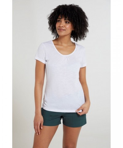 Agra Quick-Dry Womens T-Shirt White $14.49 Tops