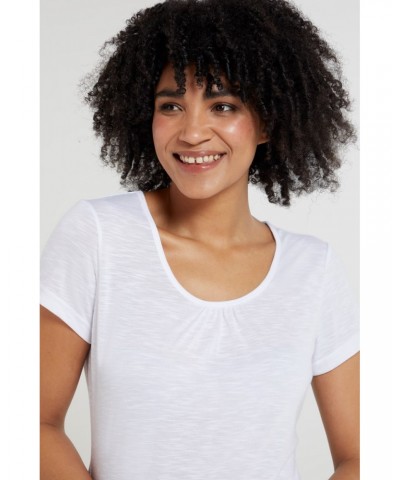 Agra Quick-Dry Womens T-Shirt White $14.49 Tops