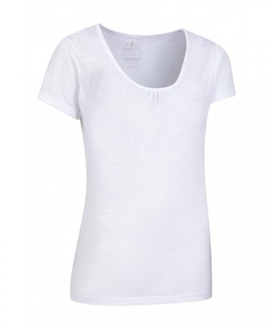 Agra Quick-Dry Womens T-Shirt White $14.49 Tops