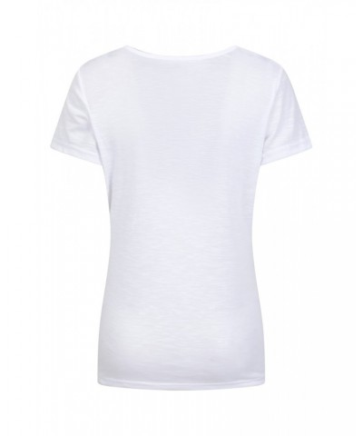 Agra Quick-Dry Womens T-Shirt White $14.49 Tops